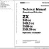 Hitachi Hydraulic Excavator ZX240 5G ZX240LC 5G Technical Manual