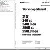 Hitachi Hydraulic Excavator ZX240 5G ZX240LC 5G Workshop Manual