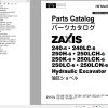 Hitachi Hydraulic Excavator ZX240 6 ZX240LC 6 Parts Catalog EN JP