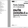 Hitachi Hydraulic Excavator ZX245USLC 6 Parts Catalog EN JP
