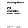 Hitachi Hydraulic Excavator ZX245USLC 6 Workshop Manual WDFB60 EN 00