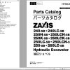 Hitachi Hydraulic Excavator ZX250 5B ZX250LC 5B Parts Catalog EN JP