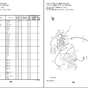 Hitachi Hydraulic Excavator ZX250H 3 Parts Catalog EN JP 1