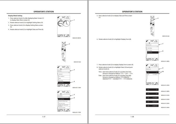 Hitachi Hydraulic Excavator ZX250LC 5B ZX250LCN 5B Operators Manual ENMDCA EN2 6 1