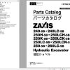 Hitachi Hydraulic Excavator ZX250LC 5B ZX250LCN 5B Parts Catalog EN JP