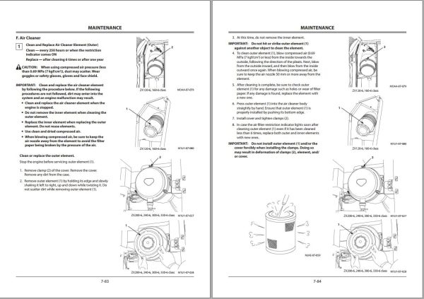 Hitachi Hydraulic Excavator ZX250LC 6 ZX250LCN 6 Operators Manual 1