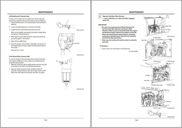 Hitachi Hydraulic Excavator ZX260LC 5B Operators Manual ENMDCA 1 5 1
