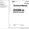 Hitachi Hydraulic Excavator ZX26U 5A Technical Manual