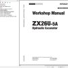 Hitachi Hydraulic Excavator ZX26U 5A Workshop Manual