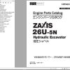 Hitachi Hydraulic Excavator ZX26U 5N Engine Parts Catalog PACB60 EG2 1