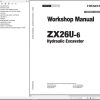 Hitachi Hydraulic Excavator ZX26U 6 Workshop Manual WACK50 EN 00