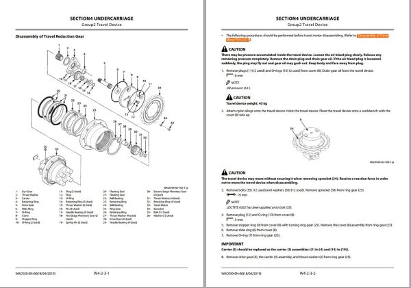 Hitachi Hydraulic Excavator ZX26U 6 Workshop Manual WACK50 EN 00 1