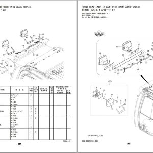 Hitachi Hydraulic Excavator ZX280 5B Parts Catalog EN JP 1