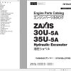 Hitachi Hydraulic Excavator ZX30U 5A Parts Catalog EN JP