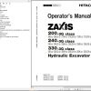 Hitachi Hydraulic Excavator ZX330 3G Operators Manual EMBWA 2 1