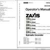 Hitachi Hydraulic Excavator ZX330 5G to ZX380LC 5G Operators Manual