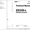 Hitachi Hydraulic Excavator ZX33U 6 Technical Manual TADR50 EN 00