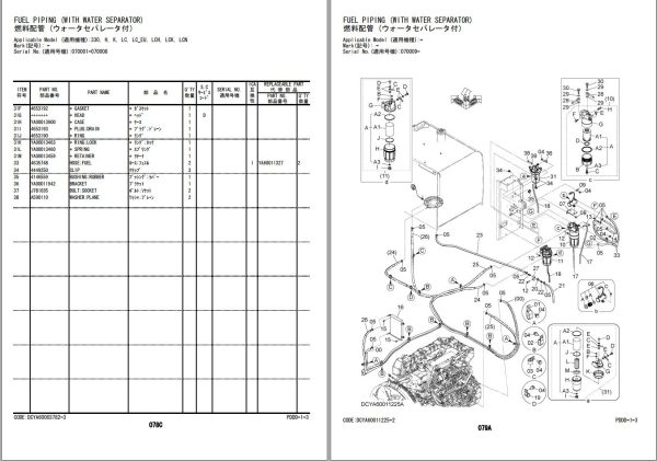 Hitachi Hydraulic Excavator ZX350LC 5B ZX350LCN 5B Parts Catalog EN JP 1