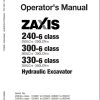 Hitachi Hydraulic Excavator ZX350LC 6 ZX350LCN 6 Operators Manual