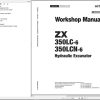 Hitachi Hydraulic Excavator ZX350LC 6 ZX350LCN 6 Workshop Manual