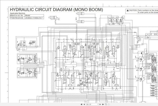 Hitachi Hydraulic Excavator ZX350LC 7 ZX350LCN 7 Technical Manual 1