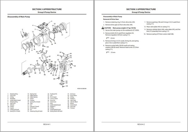 Hitachi Hydraulic Excavator ZX380LC 5G Workshop Manual 1