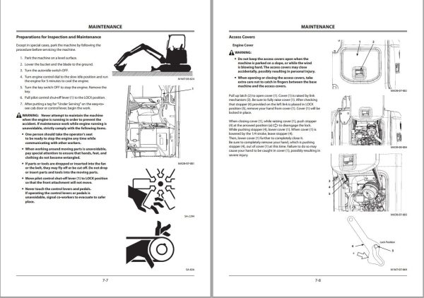 Hitachi Hydraulic Excavator ZX38U 5A Operator’s Manual ENMADC 1 5 1