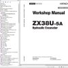 Hitachi Hydraulic Excavator ZX38U 5A Workshop Manual