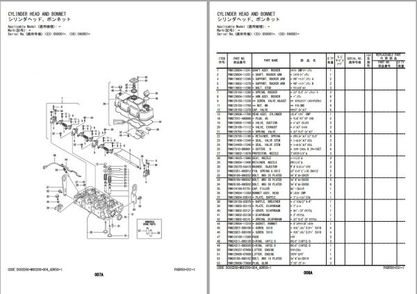 Hitachi Hydraulic Excavator ZX38U 6 Parts Catalog JP EN 1