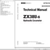 Hitachi Hydraulic Excavator ZX38U 6 Technical Manual TADS50 EN 00