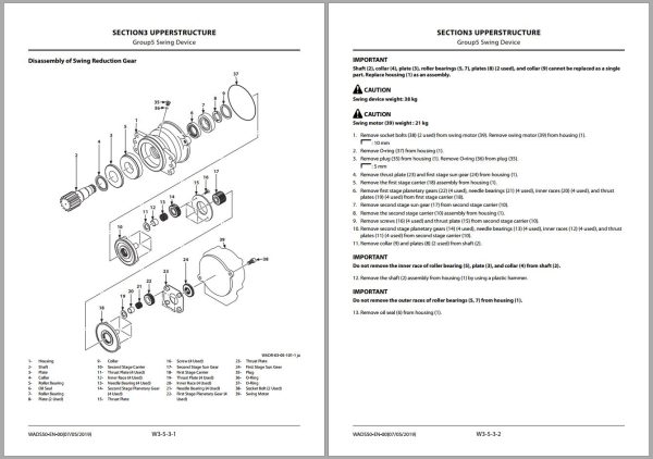 Hitachi Hydraulic Excavator ZX38U 6 Workshop Manual WADS50 EN 00 1