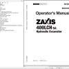Hitachi Hydraulic Excavator ZX400LCH 5A Operators Manual ENMDDK HD1 4