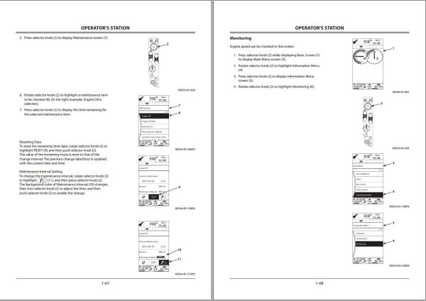 Hitachi Hydraulic Excavator ZX400LCH 5G Operators Manual ENMDDE HD1 1 1
