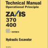 Hitachi Hydraulic Excavator ZX400MTH GI Series Technical Manual