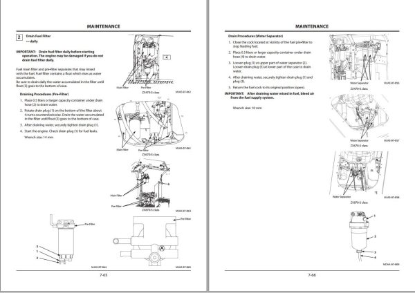 Hitachi Hydraulic Excavator ZX470 5A Operators Manual ENMJAE 1 6 1