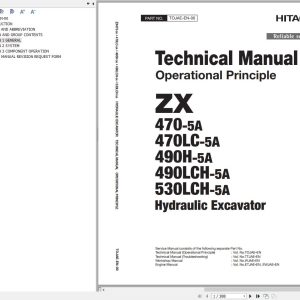 Hitachi Hydraulic Excavator ZX470 5A Technical Manual