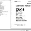 Hitachi Hydraulic Excavator ZX470 6 Operators Manual ENMJAG EN2 4
