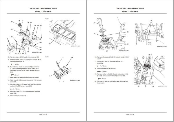 Hitachi Hydraulic Excavator ZX470 6 Workshop Manual WJAG50 EN 00 1