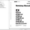 Hitachi Hydraulic Excavator ZX470H 5G ZX470R 5G Workshop Manual