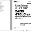 Hitachi Hydraulic Excavator ZX470LC 5A Parts Catalog EN JP