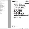 Hitachi Hydraulic Excavator ZX48U 5A Parts Catalog EN JP