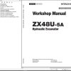 Hitachi Hydraulic Excavator ZX48U 5A Workshop Manual