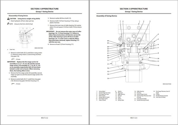 Hitachi Hydraulic Excavator ZX48U 5A Workshop Manual 1