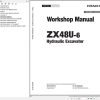 Hitachi Hydraulic Excavator ZX48U 6 Workshop Manual 1
