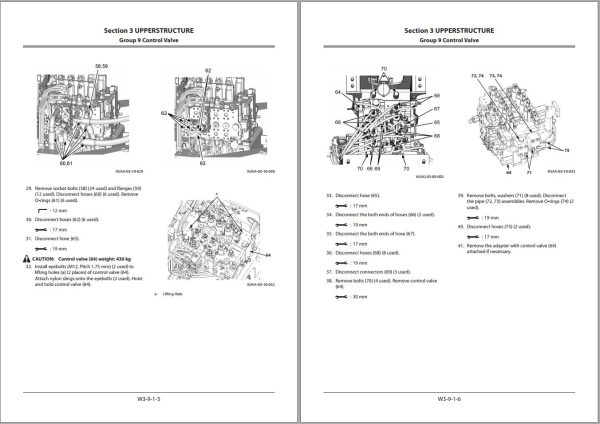Hitachi Hydraulic Excavator ZX490LC 6 Workshop Manual WJAG60 EN 00 1