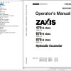 Hitachi Hydraulic Excavator ZX490LC 6 ZX690LC 6 ZX890LC 6 Operators Manual