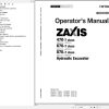 Hitachi Hydraulic Excavator ZX490LCH 7 Operators Manual ENMJAQ EN1 2