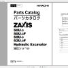 Hitachi Hydraulic Excavator ZX50U 3F Parts Catalog EN JP