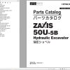 Hitachi Hydraulic Excavator ZX50U 5B Parts Catalog EN JP