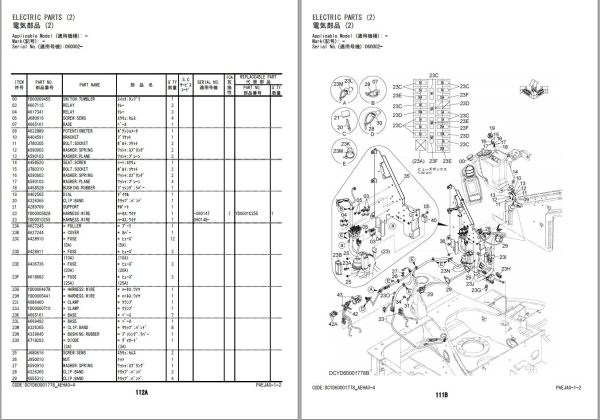 Hitachi Hydraulic Excavator ZX50U 5B Parts Catalog EN JP 1